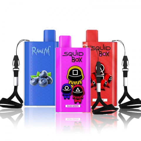 RandM Squid Box 5200 box of 10 multi flavours