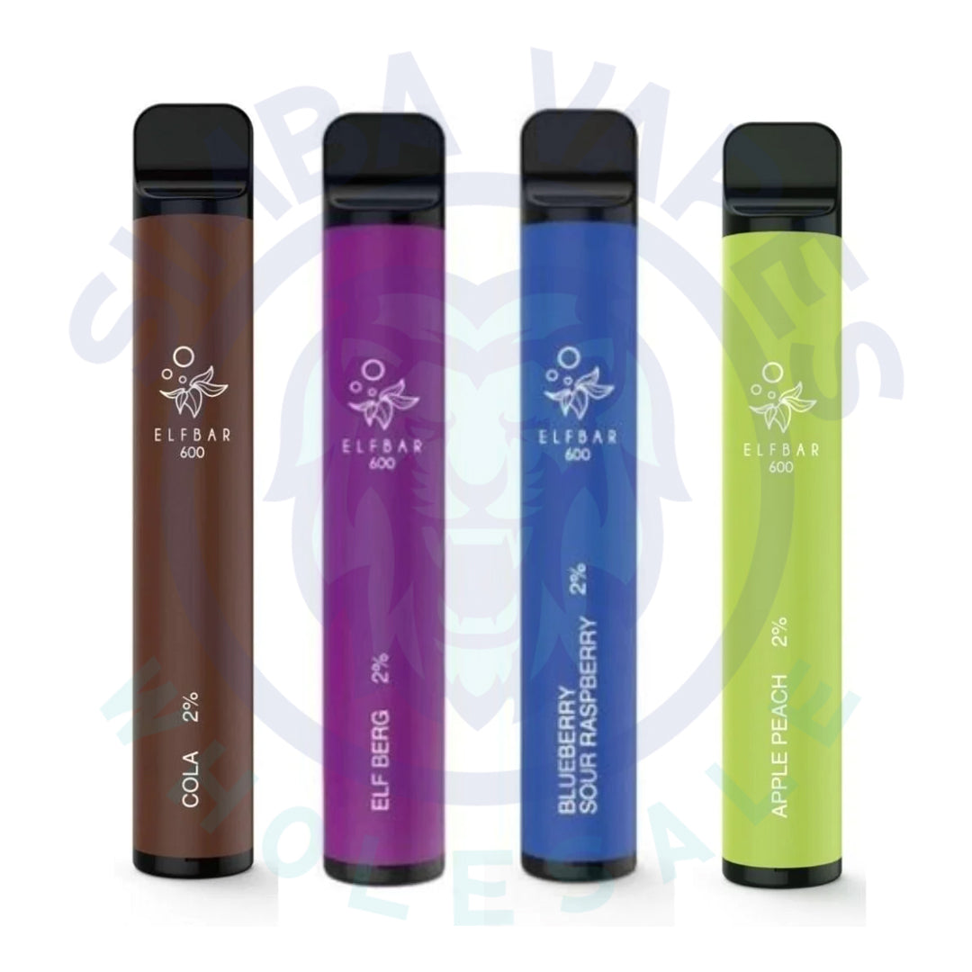 Elf bar 600 Puffs Disposable Vape (pudełko 10 szt)