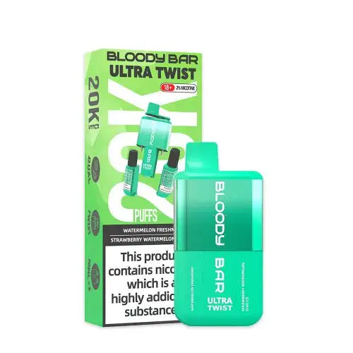 Bloody Bar Ultra Twist 20000 Puffs Disposable Vape (Box of 5)