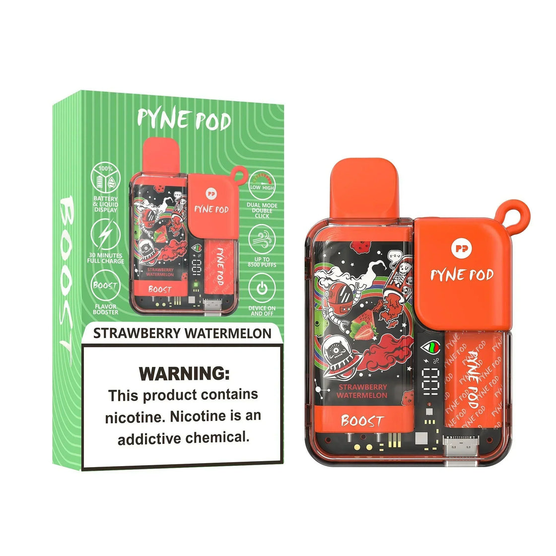 Pyne Pod Boost 8500 Puffs Disposable Vape (Box of 5)