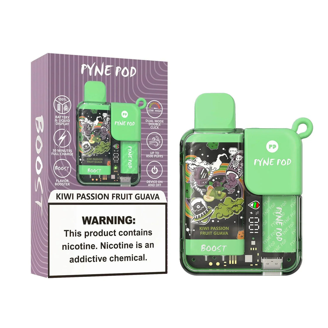 Pyne Pod Boost 8500 Puffs Disposable Vape (Box of 5)