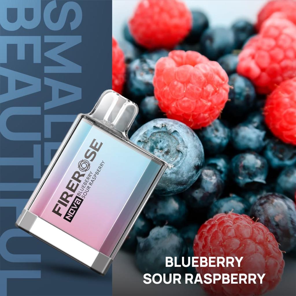 Elux Firerose Nova 600 Blueberry Sour Raspberry  flavour