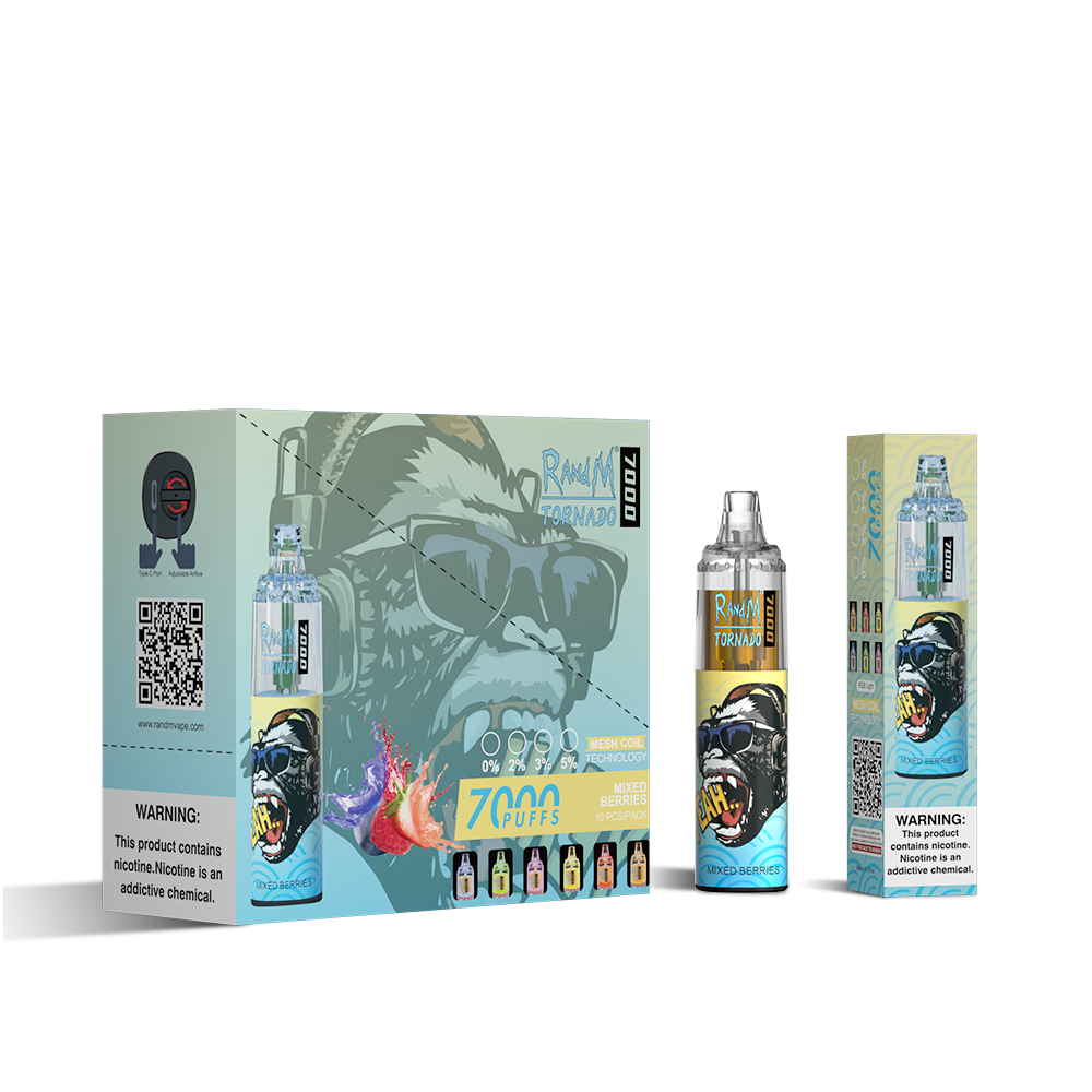 RAndM Tornado 7000 Puffs Disposable Vape (pudełko 10 szt)