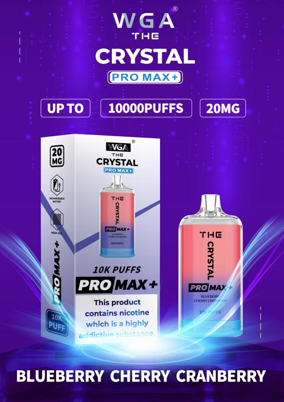 The Crystal Pro Max + 10000 Disposable Vape Pod (pudełko 10 szt)