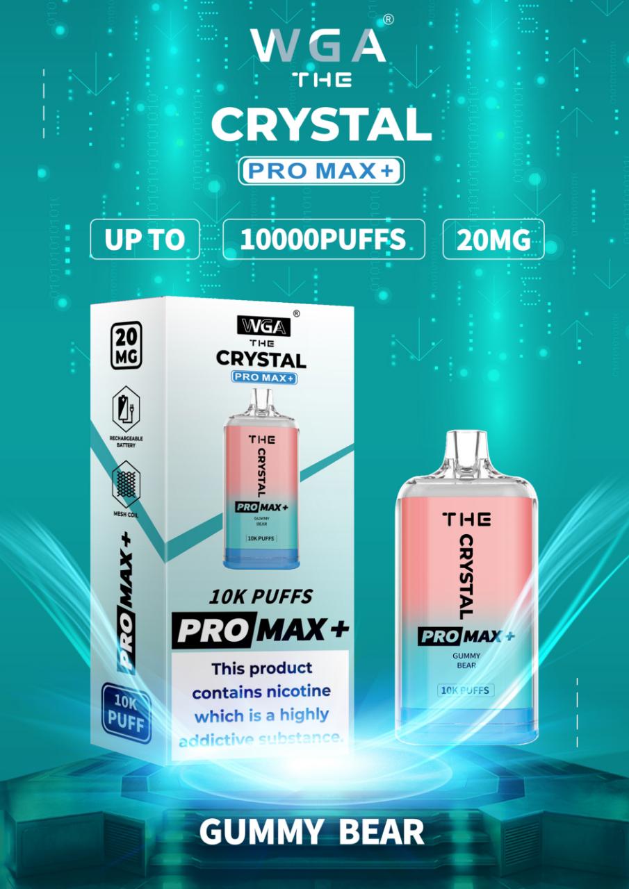 The Crystal Pro Max + 10000 Disposable Vape Pod (pudełko 10 szt)