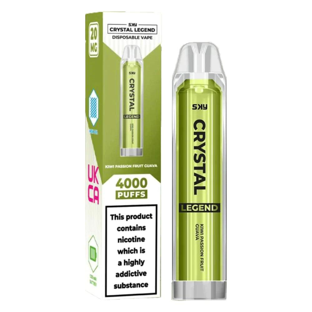 Crystal Legend 4000 Puffs Disposable Vape (Pack of 10)