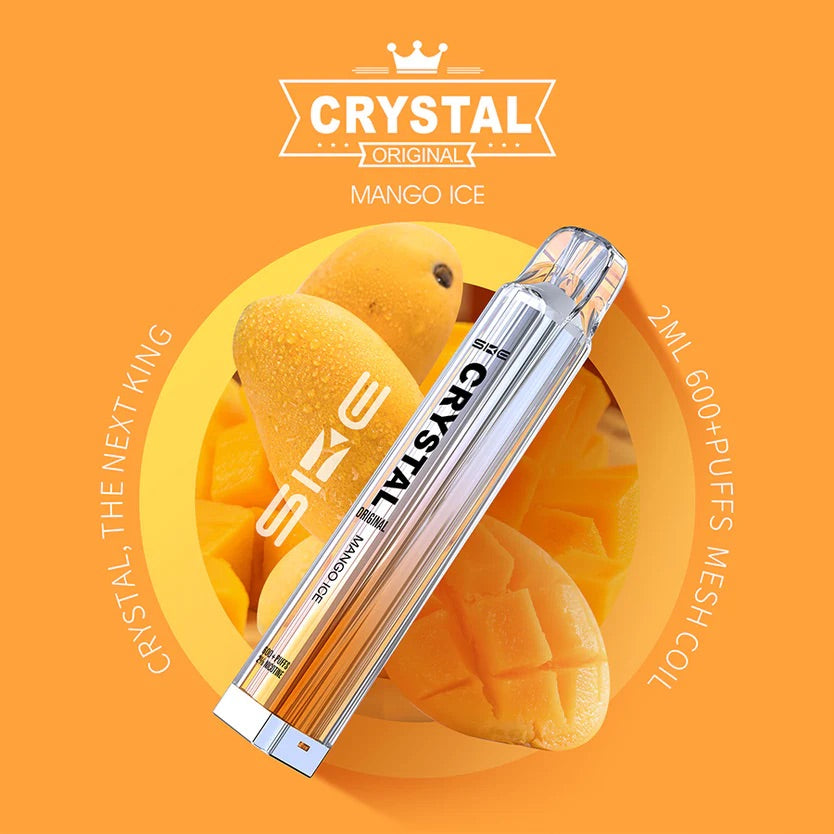 SKE Crystal Bar 600 Puffs Disposable Vape (Box of 10)