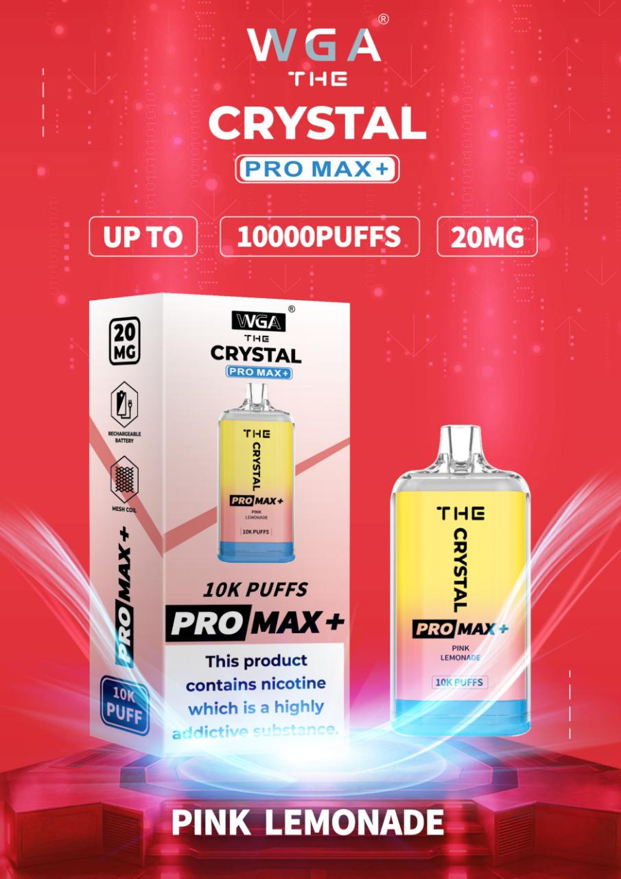 The Crystal Pro Max + 10000 Disposable Vape Pod (pudełko 10 szt)