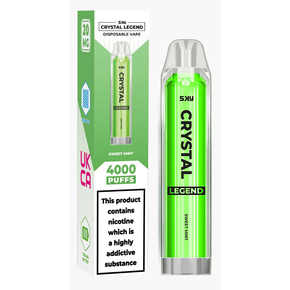 Crystal Legend 4000 Puffs Disposable Vape (Pack of 10)