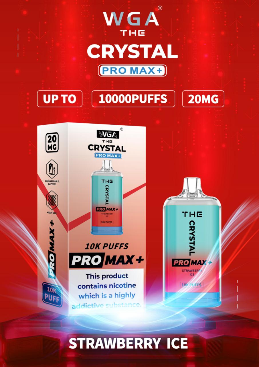 The Crystal Pro Max + 10000 Disposable Vape Pod (pudełko 10 szt)