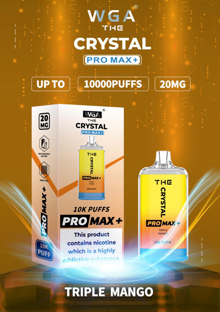 The Crystal Pro Max + 10000 Disposable Vape Pod (pudełko 10 szt)