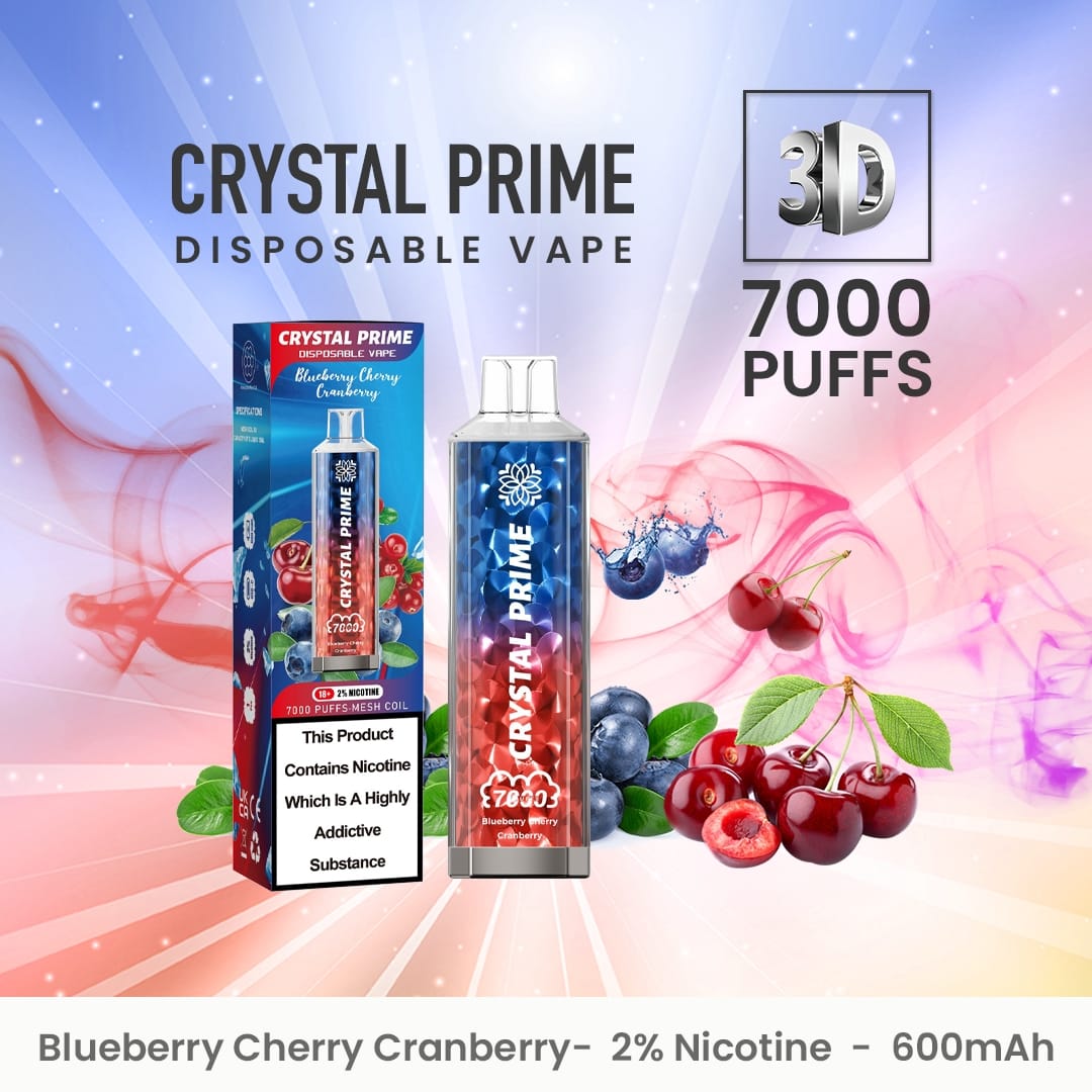 Crystal Prime 7000 Box of 10 Disposable Vape