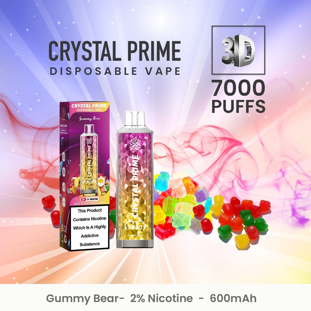 Crystal Prime 7000 Disposable Vape Puff Pod Device (pudełko 10 szt)