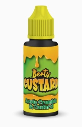 Kingston Berts Custard 100ml E-liquids - #Simbavapeswholesale#