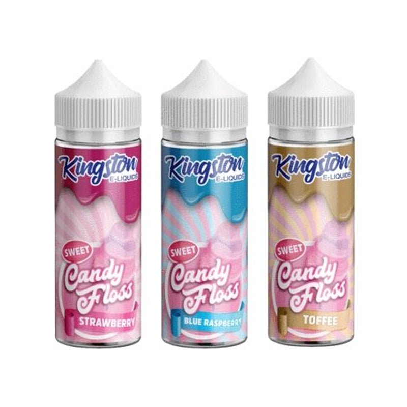 Kingston Sweet Candy Floss 100ML Shortfill (Pack Of 10)