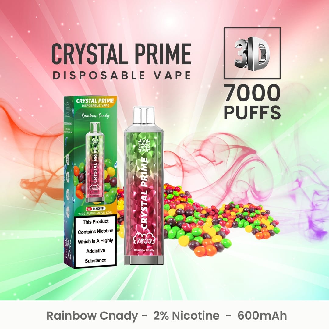 Crystal Prime 7000 Disposable Vape Puff Pod Device (pudełko 10 szt)