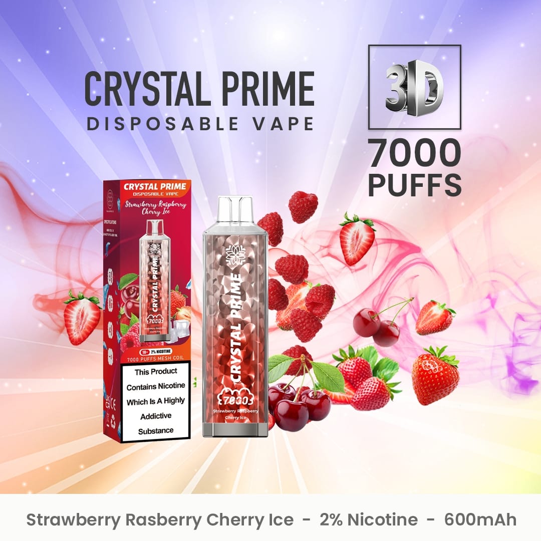 Crystal Prime 7000 Box of 10 Disposable Vape